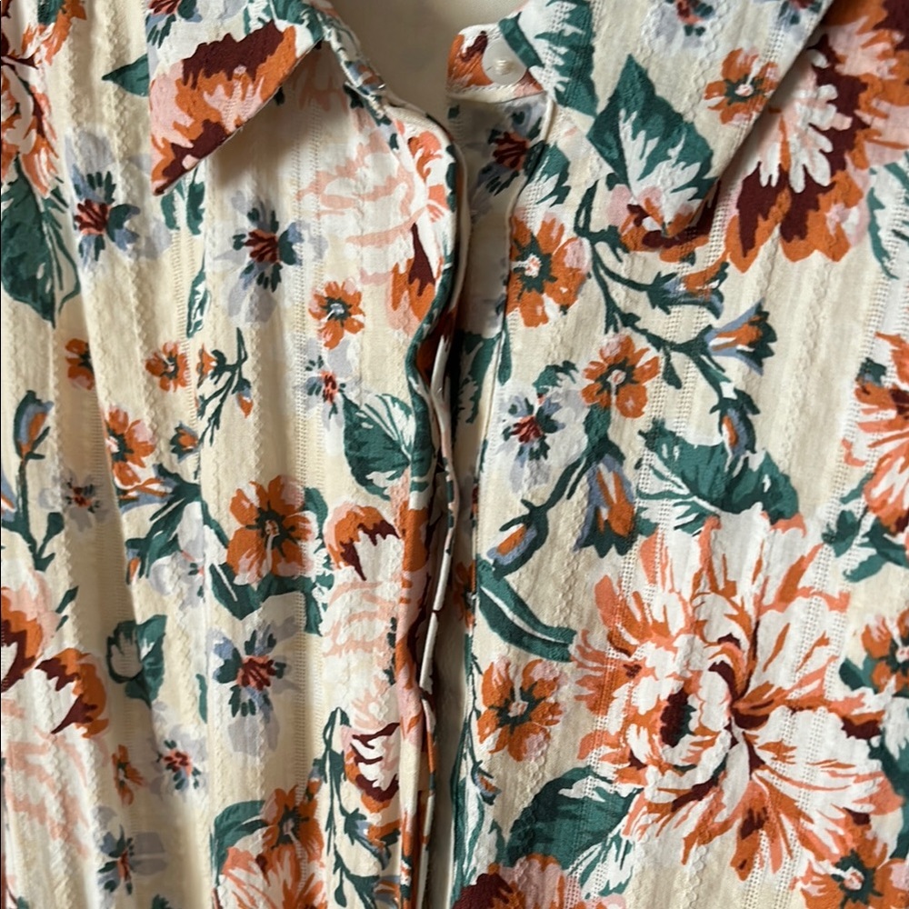 Floral Long Sleeve Dress - Picture 4 of 8